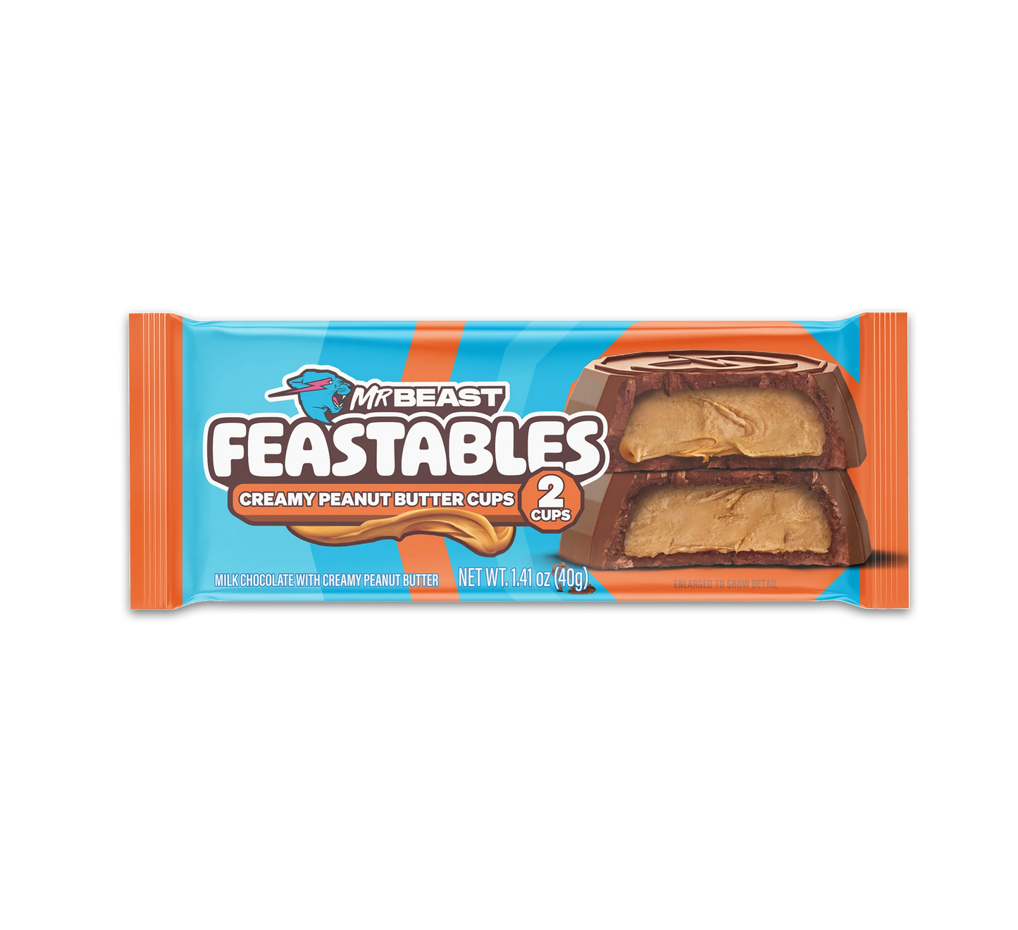 Feastables Creamy Peanut Butter Cups 40g