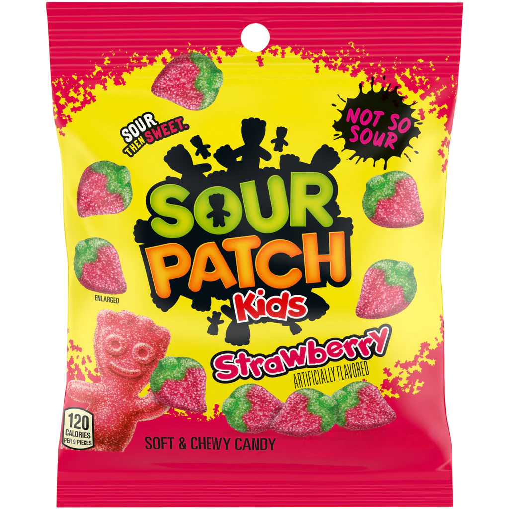 Sour Patch Strawberry 102g - USA Import