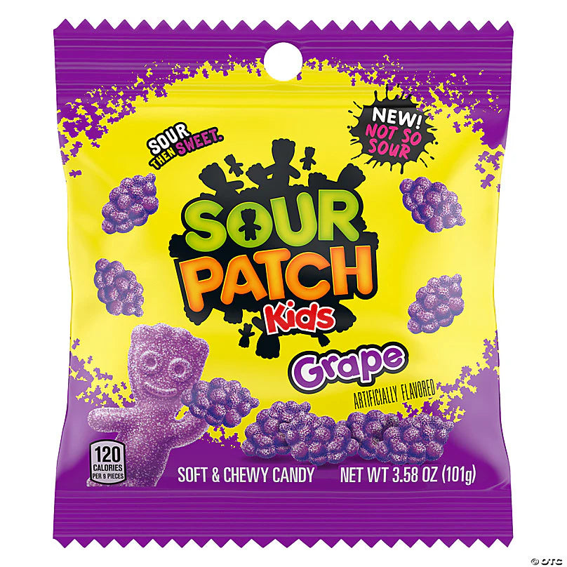 Sour Patch Grape 102g - USA Import