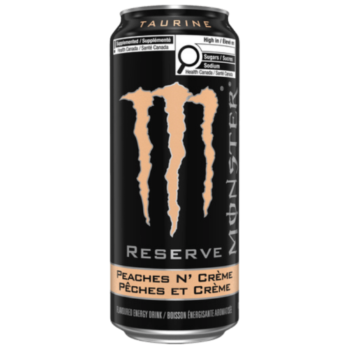 Monster Peaches n Crème 444ml - Canada Import