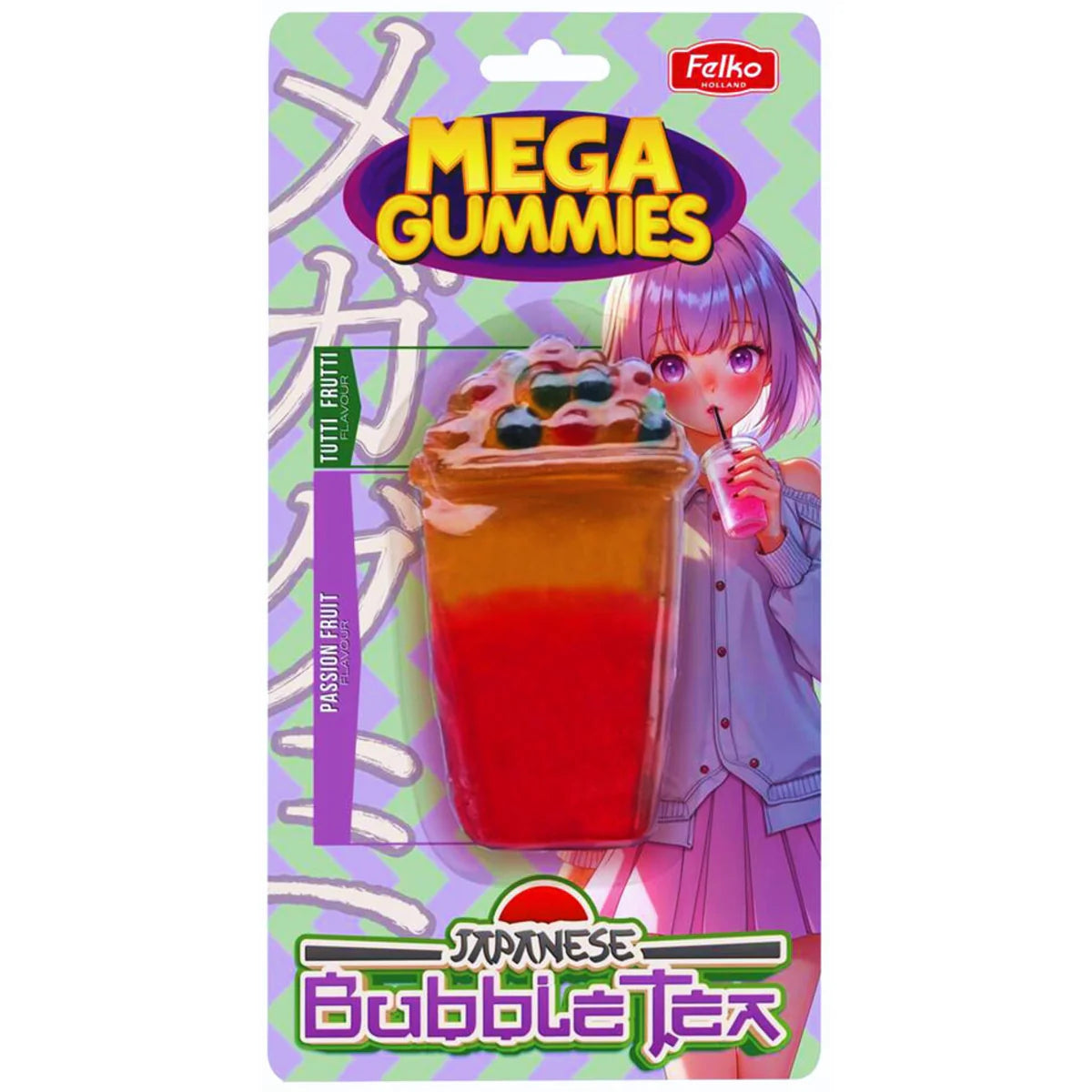 Mega Gummy Bubble Tea 120g