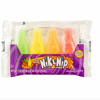 Nik-L-Nip Wax Candy Bottles