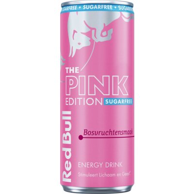 Red Bull Pink Edition - Bosvruchtensmaak Suikervrij