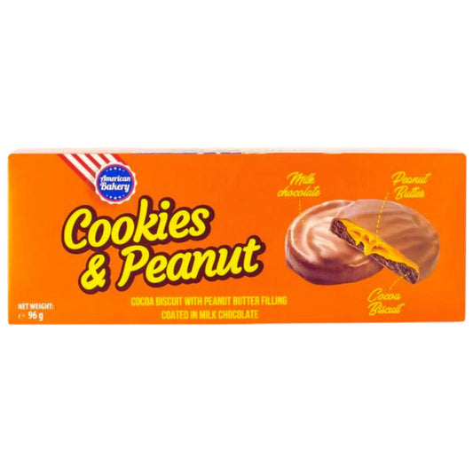 American Bakery Cookies & Peanut 96g