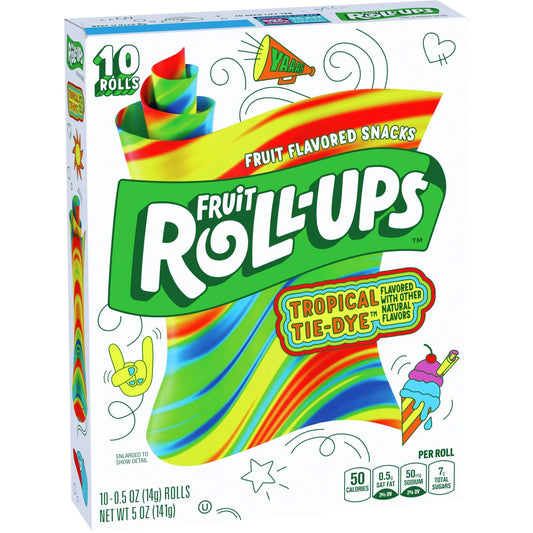 Fruit Roll-Ups Tropical Tie-Dye 141g