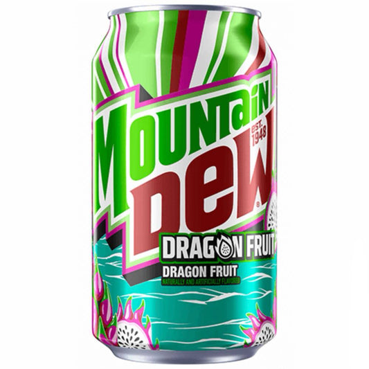 Mountain Dew Dragon Fruit 355ml - USA Import