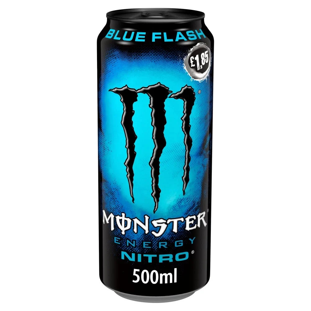 Monster Nitro Blue Flash 500ml - UK Import