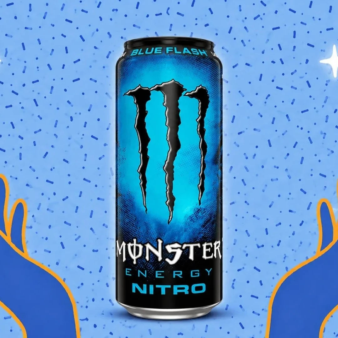Monster Nitro Blue Flash 500ml - Poland Import