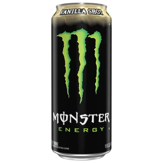 Monster Vanilla Shot 473ml - USA Import [PRE-ORDER! LEVERING NOVEMBER 2026]