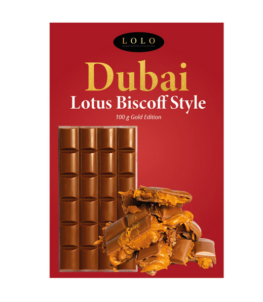 Dubai Lotus Style Chocolade 100g