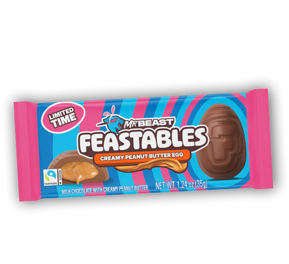 Feastables Cremige Erdnussbutter-Eier 35 g