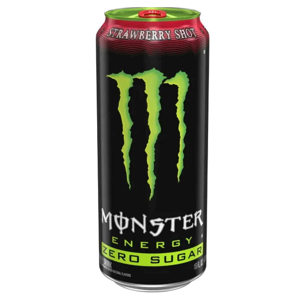 Monster Strawberry Shot Zero Sugar 473ml - USA Import