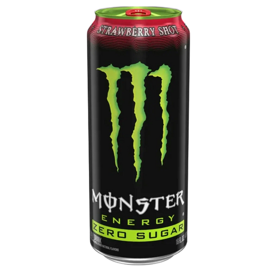 Monster Strawberry Shot Zero Sugar 473ml - USA Import