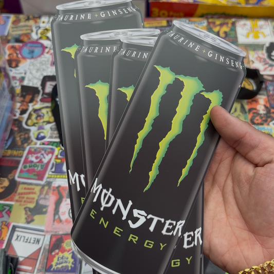 GRATIS MONSTER STICKERS BIJ BESTELLEN VAN 4 MONSTER BLIKKEN [1x PER KLANT]