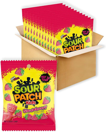 12x Sour Patch Strawberry 102g - USA Import [THT 03/26]