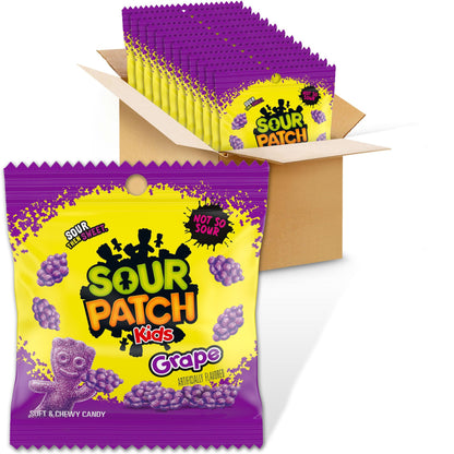 12x Sour Patch Grape 102g - USA Import [THT 03/26]