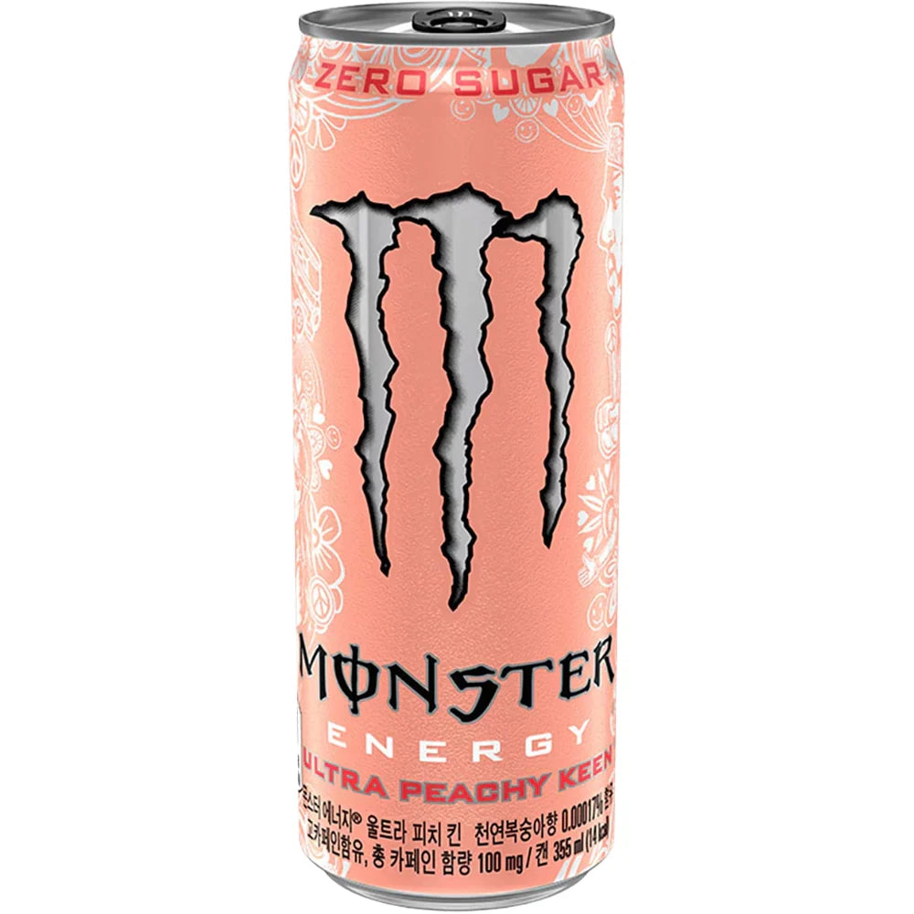 Monster Ultra Peachy Keen 355ml - Korea Import