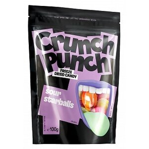 Crunch Punch Sour Blue Starballs 100g