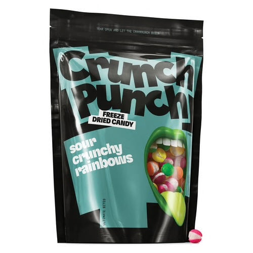 Crunch Punch Sour Crunchy Rainbow 100g