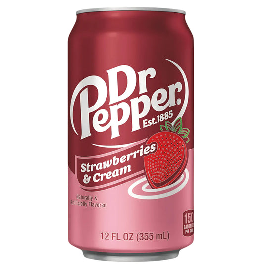 Dr Pepper Strawberry & Cream 355ml